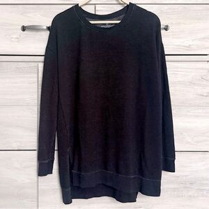 American Eagle Soft & Sexy Long Sleeve Tunic Top Black Size Medium
